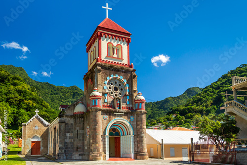 Soufriere Church, Dominica, Caribbean
