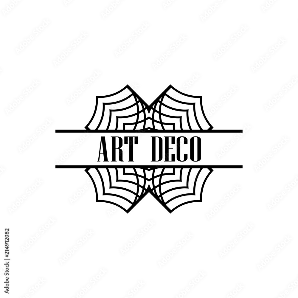 Fototapeta premium Art Deco Logo