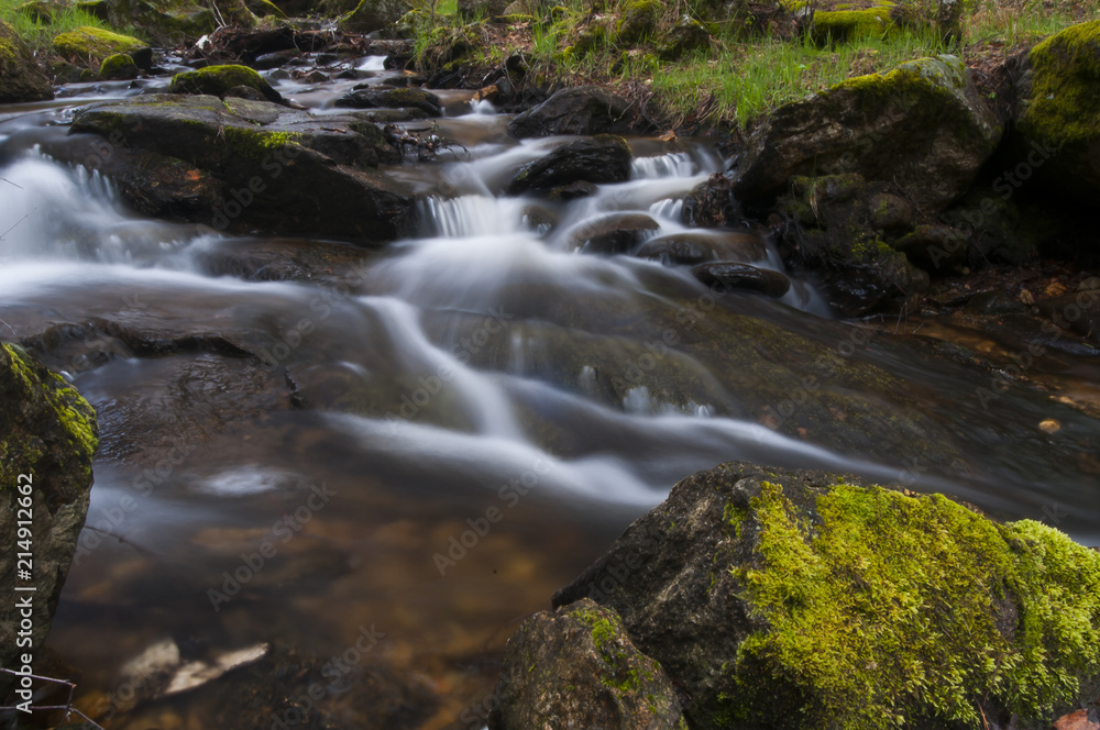 Mountain stream, water Mountain stream, water