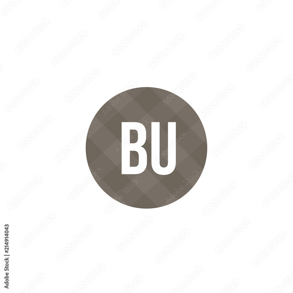 Initial Letter BU Logo Template Design Initial Letter BU Logo Template Design