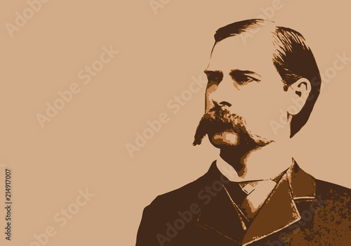 Wyatt Earp - portrait - Marshall - personnage - historique - célèbre - Chasse...