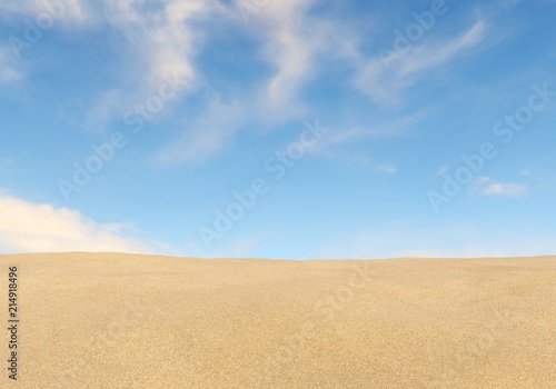 dune landscape - CG image