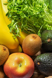 Fruits and vegetables closeup.