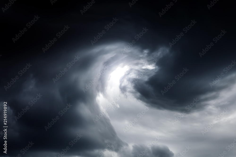 Obraz premium Blurred Whirlwind in the Clouds
