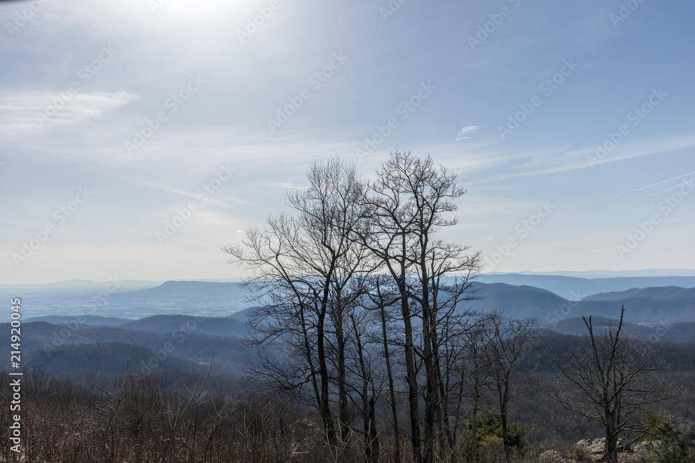 Rolling mountain landscape ,Virginia
