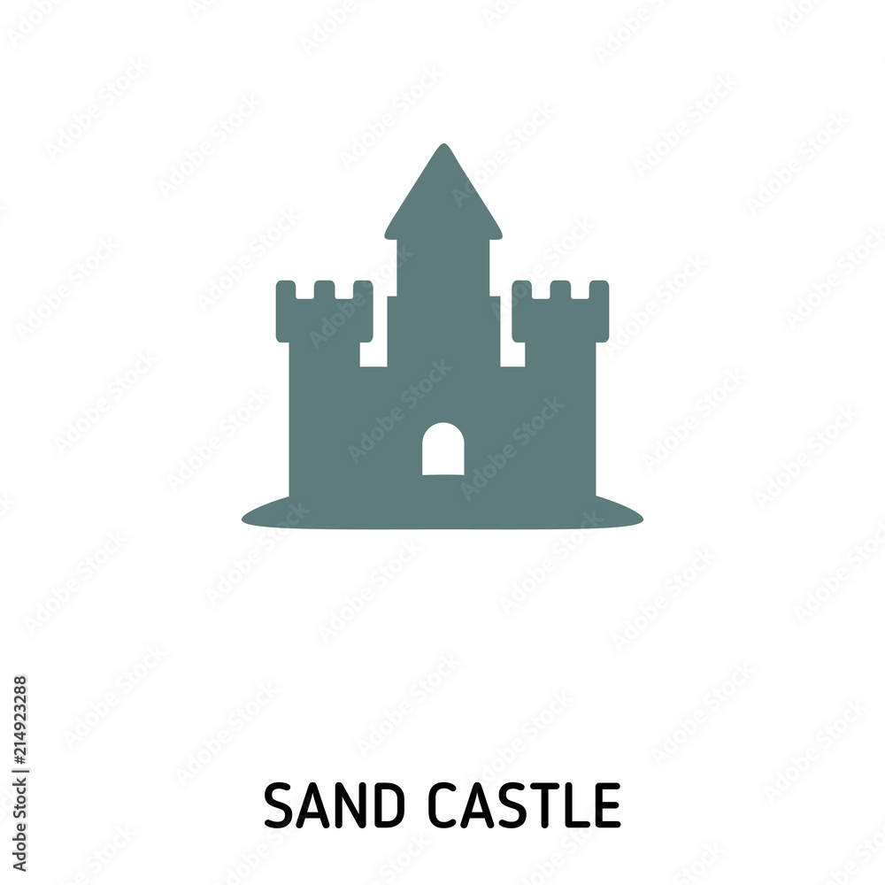 Sand Castle creative icon. Simple element illustration. Sand Castle concept symbol design from beach icon collection. Can be used for web, mobile and print. web design, apps, software, print.