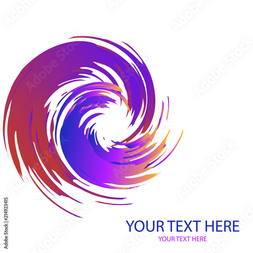 Vector - bright abstract colorful waves