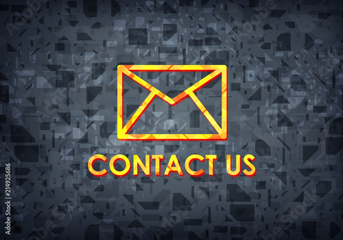 Contact us (email icon) black background