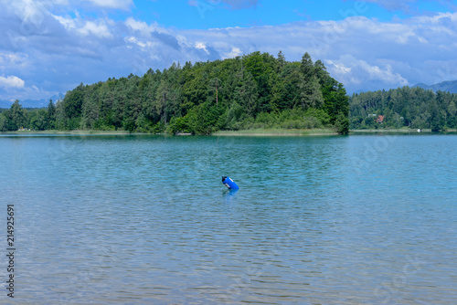 Lake Fakkar on Carinthia, Austria