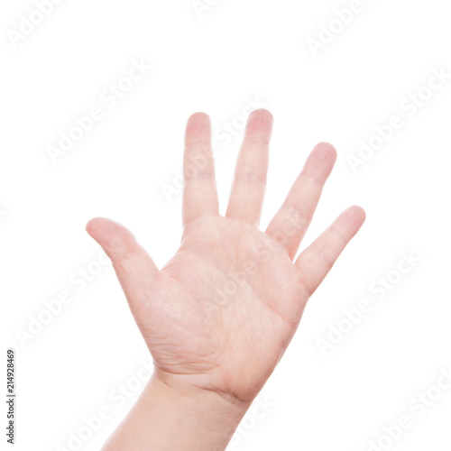 hand sign counting