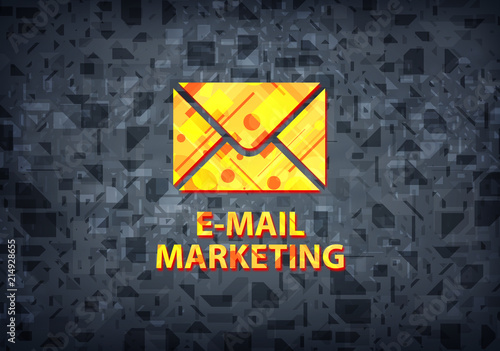 E-mail marketing black background