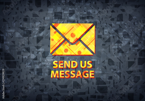 Send us message black background