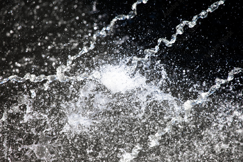 Obraz premium splashes and jets of water, background texture