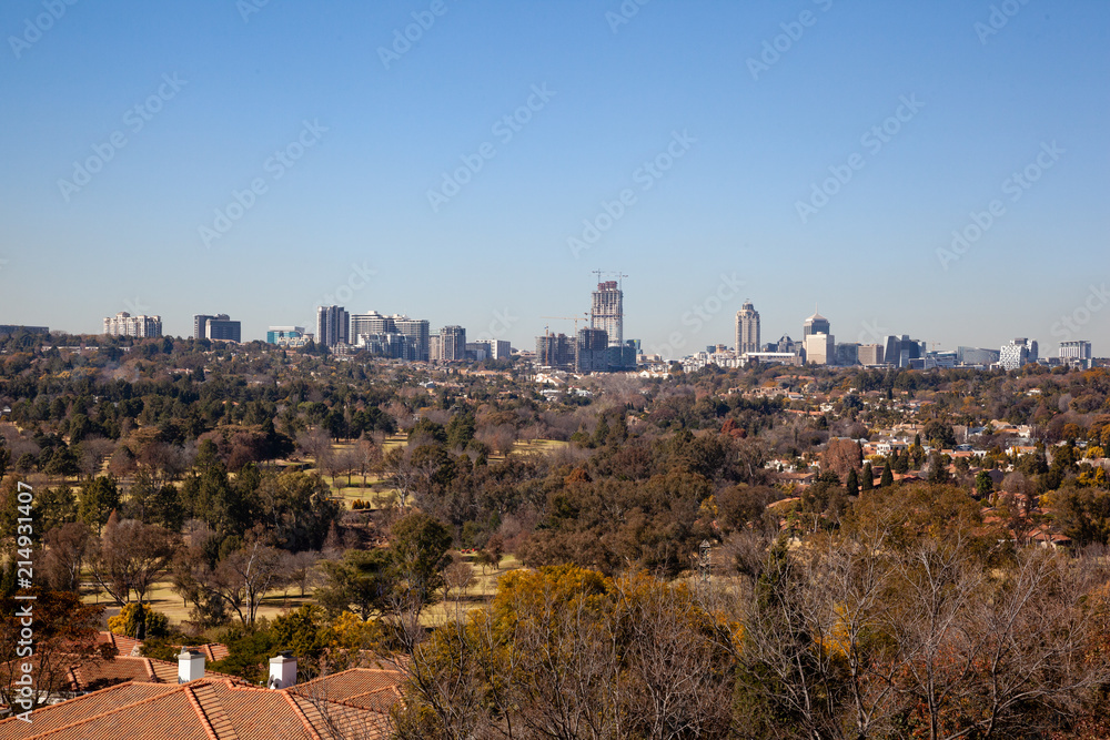 Φωτογραφία the skyline of Sandton and surrounding suburbs, Johannesburg, South Africa