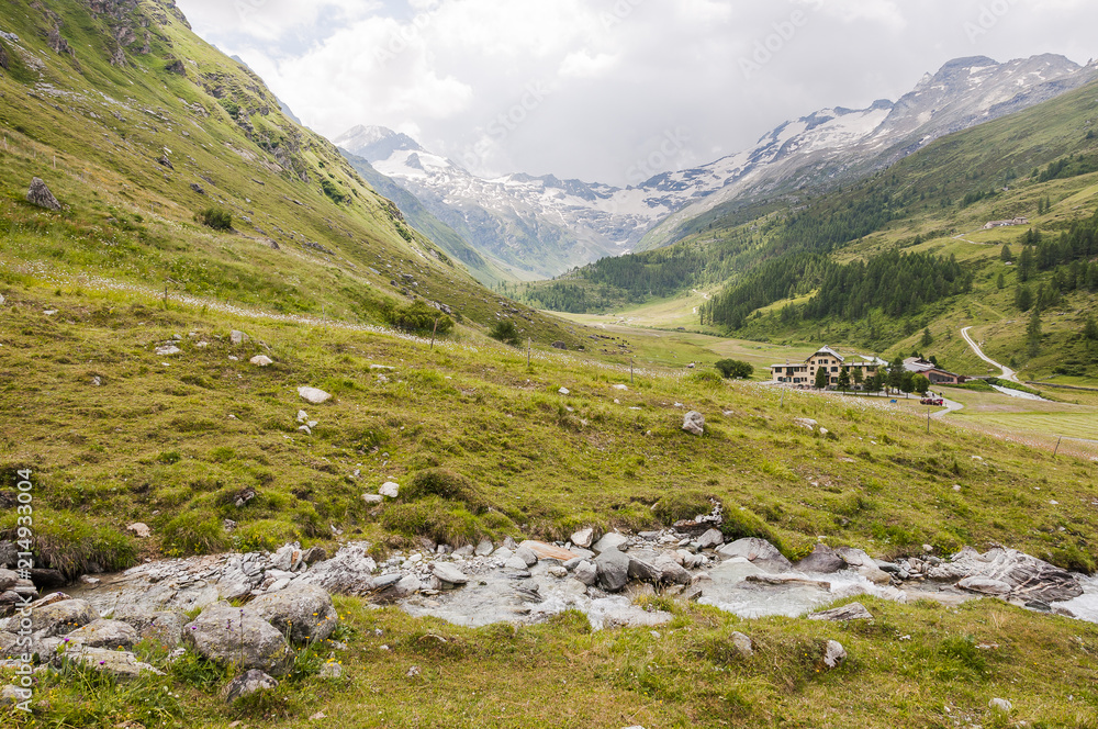 Sils, Segl, Val Fex, Fextal, Val Fedoz, Fexgletscher, Wanderweg, Oberengadin, Alpen, Graubünden, Schweiz