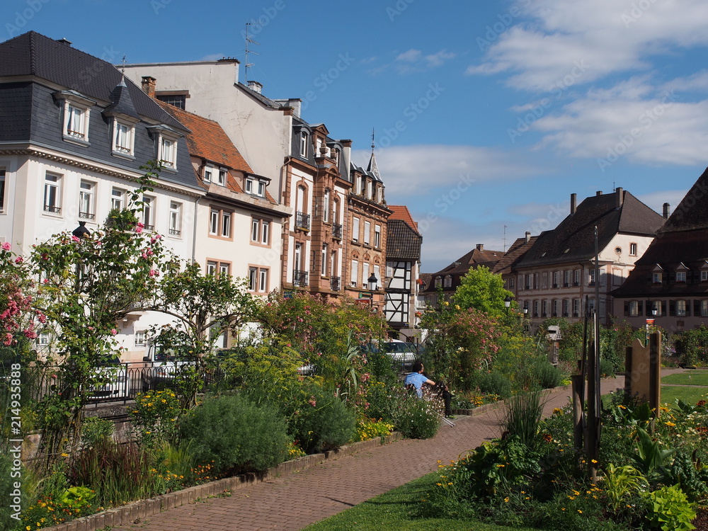 Wissembourg - Weißenburg – Weisseburch - im Elsass - mit mittelalterlichem Stadtkern
