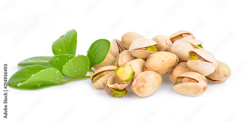 Fototapeta premium Pistachio isolated on white background.