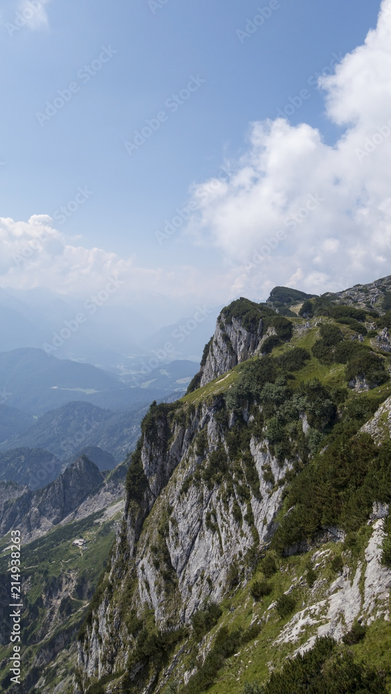 Austrian mountains view, Untersberg Austrian mountains view, Untersberg