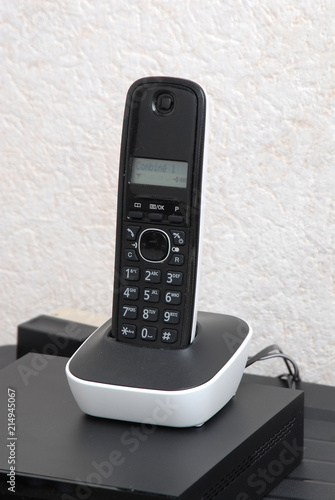 Tablou pe pânză Téléphone fixe maison sur son socle