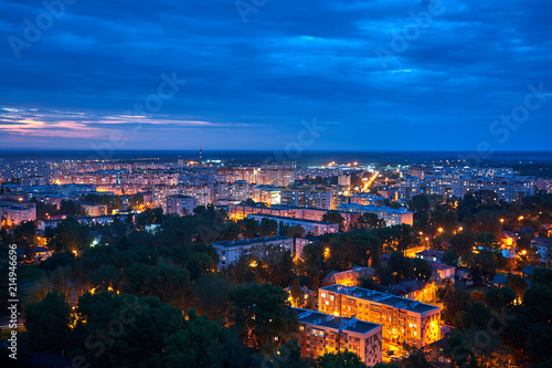 cityscape with night lights © Олег Ефремов