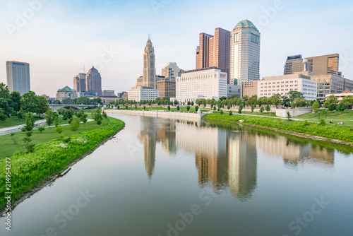 Columbus  Ohio City Skyline