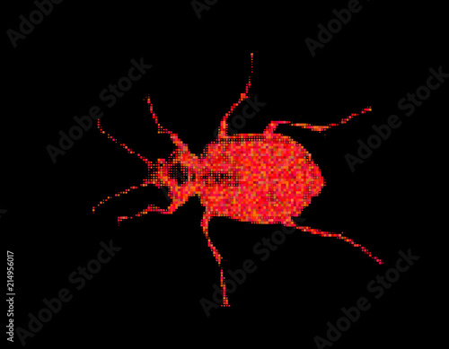 Isolated on black backgroun...