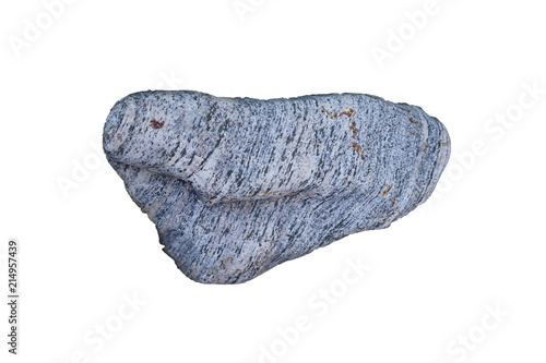 die cut rock with white background