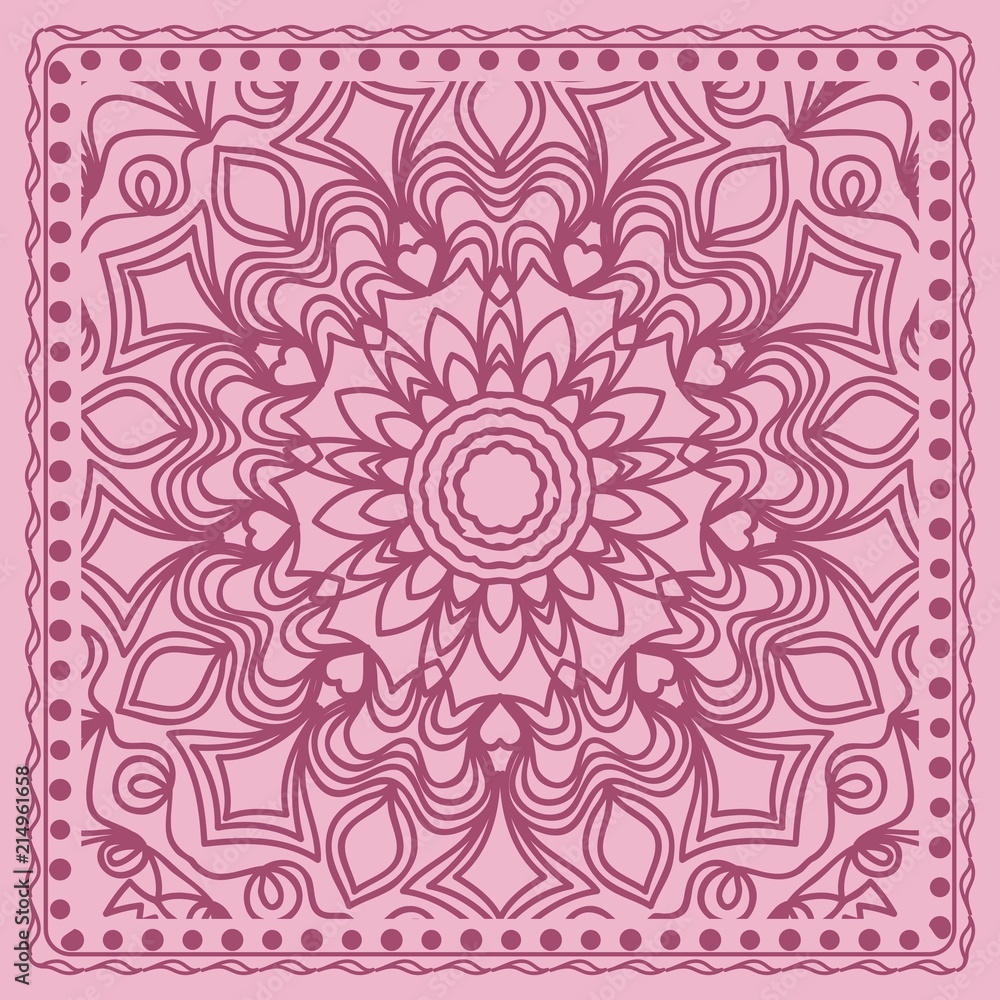 Abstract floral pattern. geometry, mandala design. vector . for invitation, bridal, wedding, wallpaper Abstract floral pattern. geometry, mandala design. vector . for invitation, bridal, wedding, wallpaper