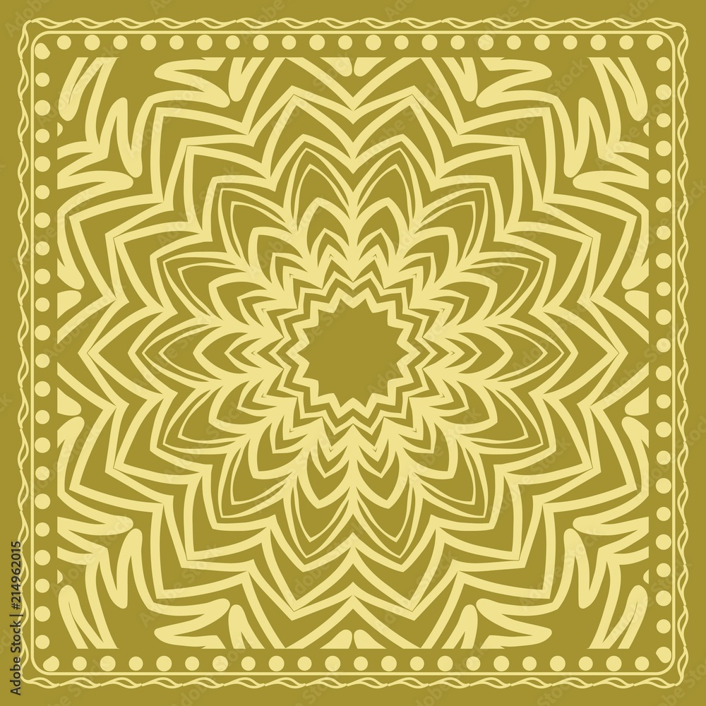geometric floral background. Tribal ethnic mandala decoration. graphic vector illustration.