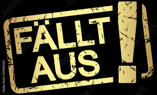 gold stamp FÄLLT AUS!