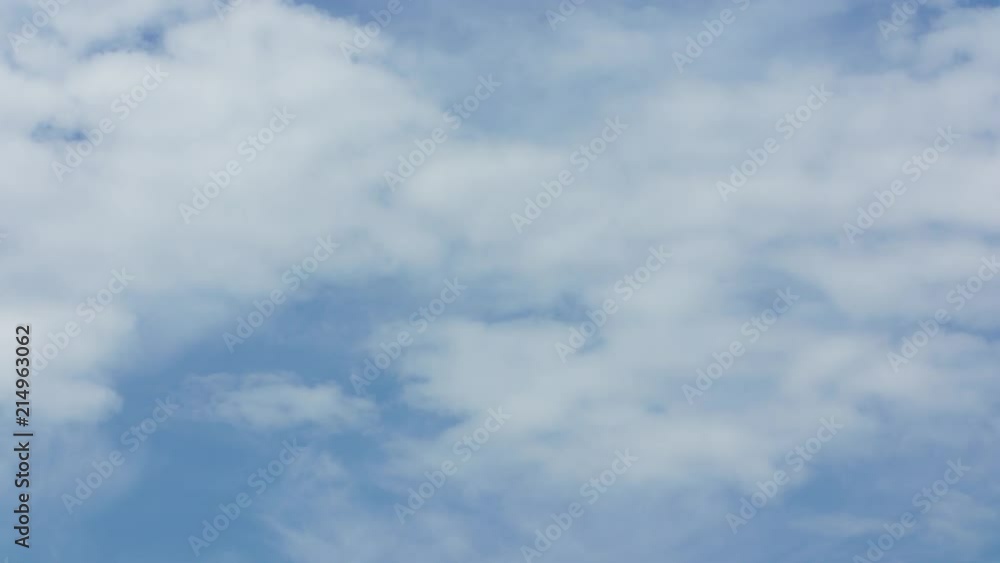Blue sky background with white clouds. Long shot Blue sky background with white clouds. Long shot