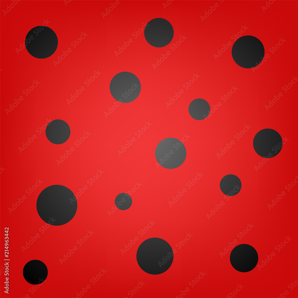 Ladybug circles background Ladybug circles background