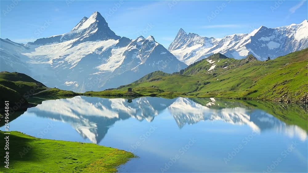 Lac de Bachalp StockVideo Adobe Stock