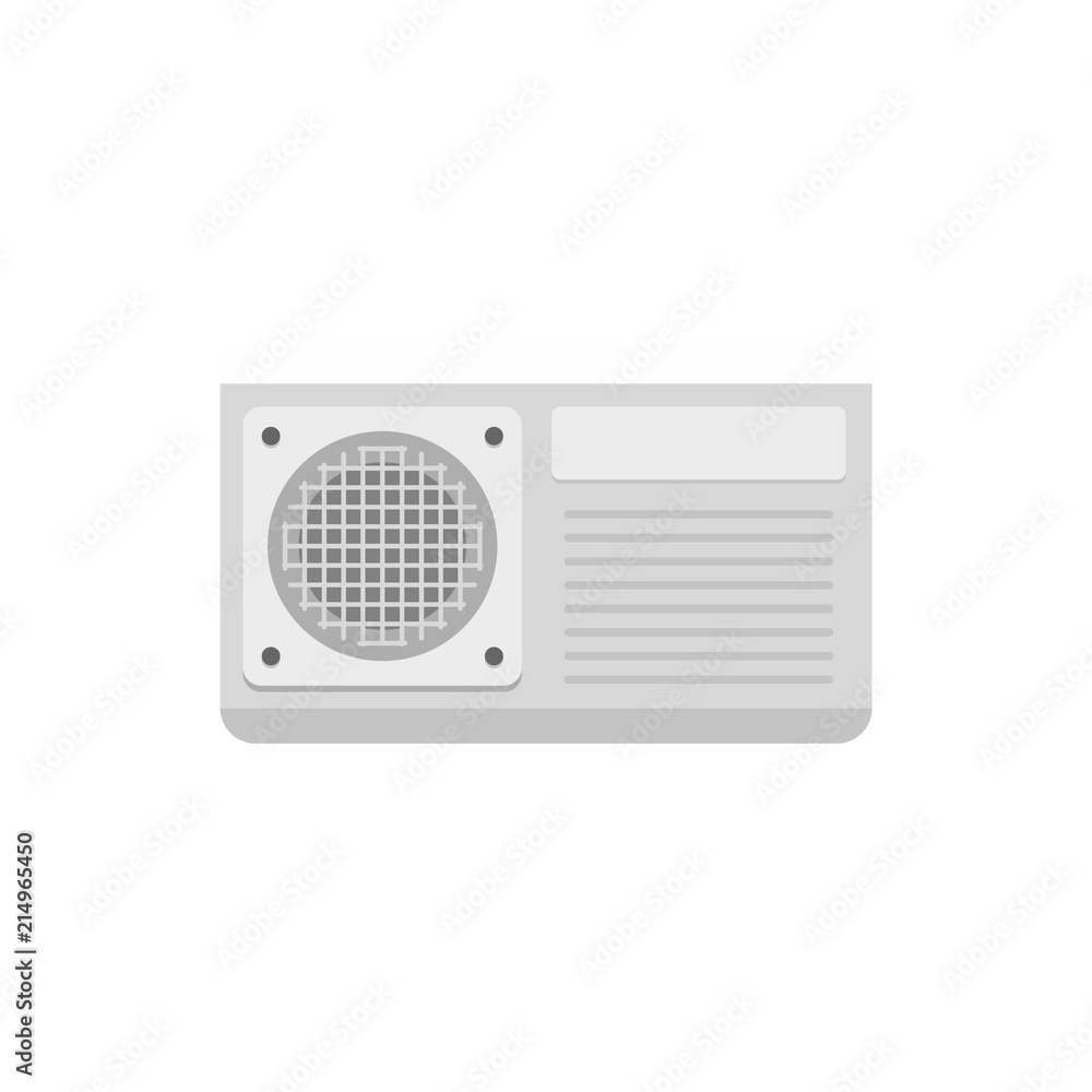 Conditioner fan icon. Flat illustration of conditioner fan vector icon for web isolated on white Conditioner fan icon. Flat illustration of conditioner fan vector icon for web isolated on white