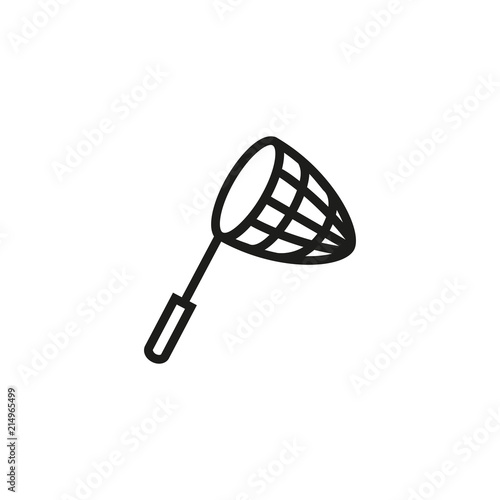 Fishing net line icon. Industry, equipment, nautical. Fishing concept. Vector illustration can be used for topics like fishing gear, tool, fishery