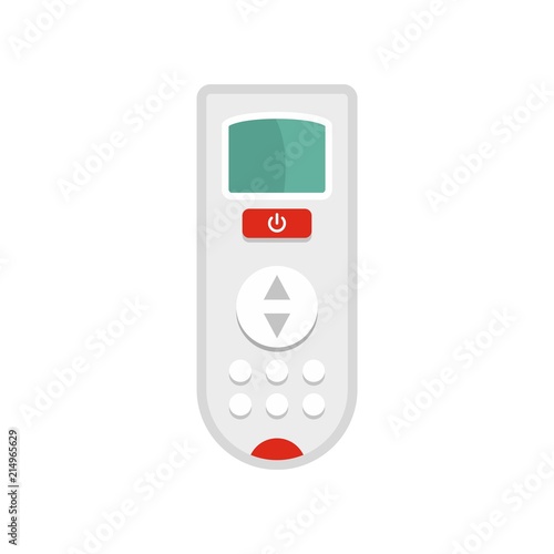 Remote control of conditioner icon. Flat illustration of remote control of conditioner vector icon for web isolated on white