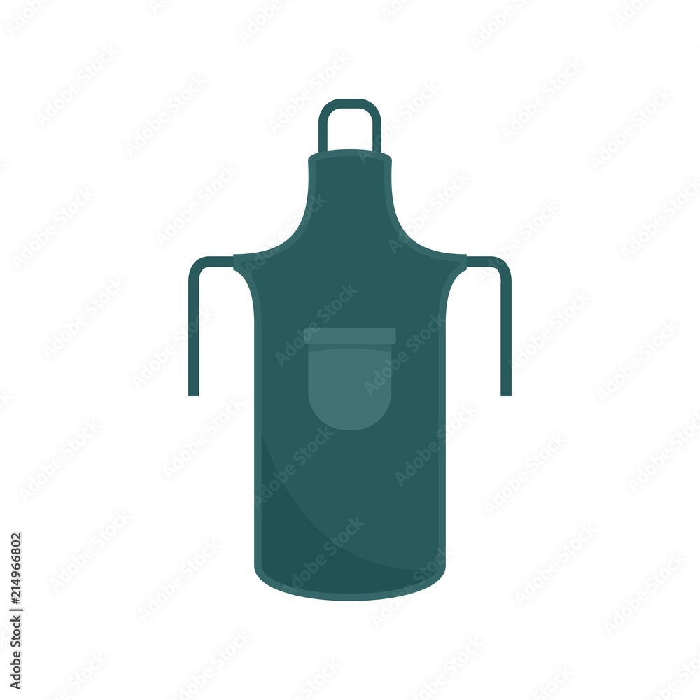 Garden apron icon. Flat illustration of garden apron vector icon for web isolated on white