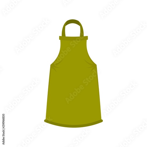 Barber apron icon. Flat illustration of barber apron vector icon for web isolated on white