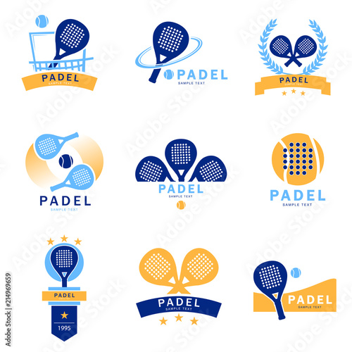 logo padel paddle tennis