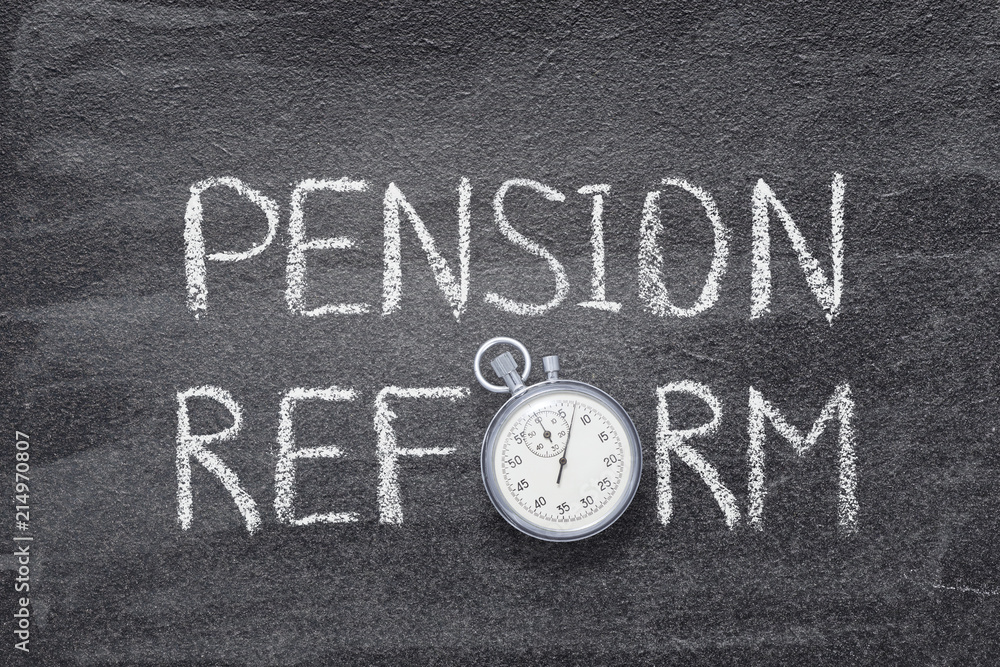 pension reform watch - obrazy, fototapety, plakaty 
