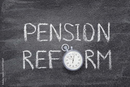 Εκτύπωση καμβά pension reform watch