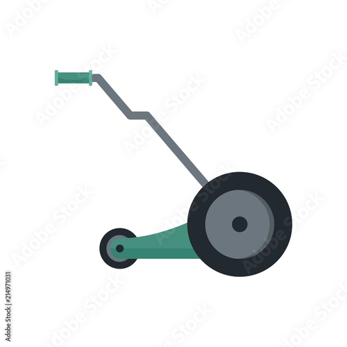 Electric grass cutter icon. Flat illustration of electric grass cutter vector icon for web isolated on white