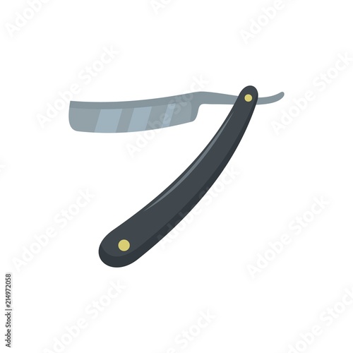 Old type razor icon. Flat illustration of old type razor vector icon for web isolated on white