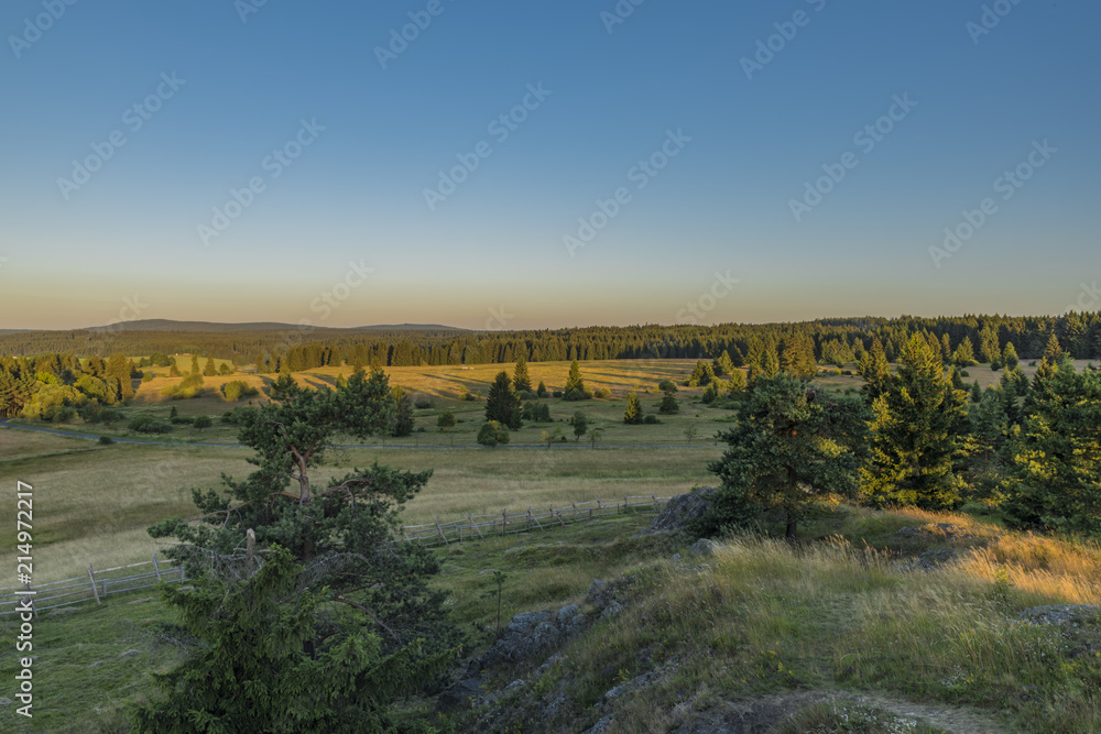 Fototapeta premium Slavkovsky les mountains in summer sunset time