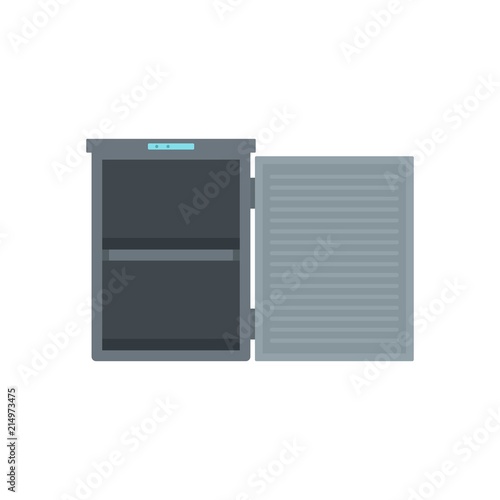 Freeze with 2 room icon. Flat illustration of freeze with 2 room vector icon for web isolated on white