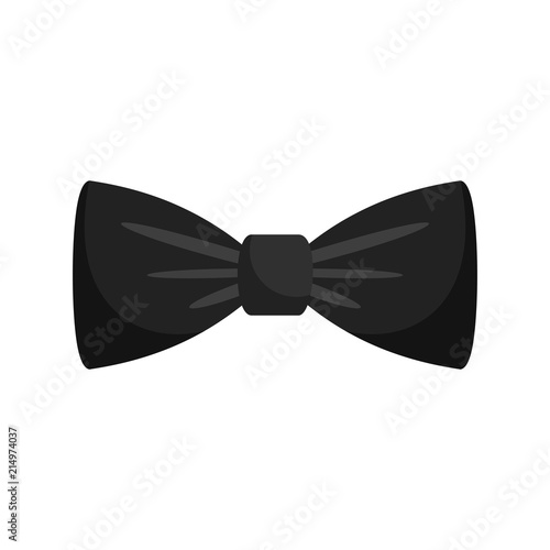 Fotografering Black bow tie icon