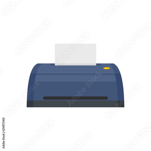 Digital printer icon. Flat illustration of digital printer vector icon for web isolated on white