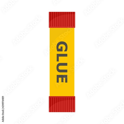 Glue stick icon. Flat illustration of glue stick vector icon for web isolated on white