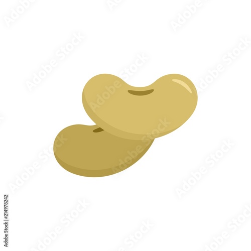 Beans icon. Flat illustration of beans vector icon for web isolated on white