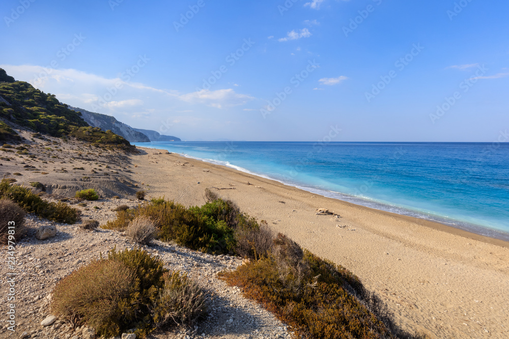 Gialos beach. Lefkada, Greece Gialos beach. Lefkada, Greece